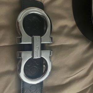 Brand new never used Salvatore ferragamo black belt